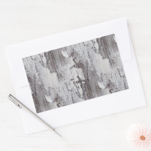 Beängstigender Maui Whitealkaeiche Rechteckiger Aufkleber (Umschlag)