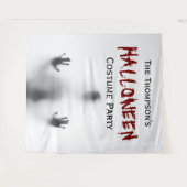 Beängstigender, moderner, blutiger Halloween-Party Wandteppich (Vorderseite (Horizontal))