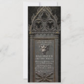 Beängstigender Monster Halloween-Party Friedhof Gr Einladung (Vorderseite)