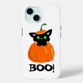 Beängstigender Niedlicher Black Kitty Boo! Hallowe Case-Mate iPhone Hülle (Rückseite)