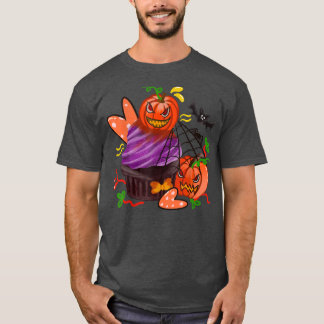 Beängstigender Pumpkettentrick oder -behandlung,Sp T-Shirt