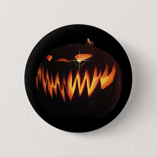 Beängstigender Pumpknopf Button (Vorderseite)