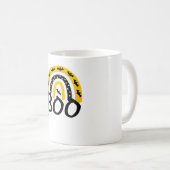 Beängstigender Regenbogen und Spooky Halloween Kaffeetasse (VorderseiteRechts)