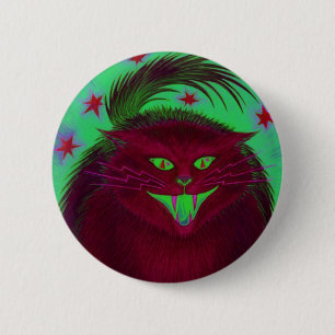 Beängstigender Roter Knopf Button