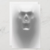 beängstigender Schädel Briefpapier (Vorne/Hinten)