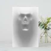 beängstigender Schädel Briefpapier (Stehend Vorderseite)