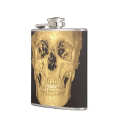 Beängstigender Schädel Flachmann (Links)