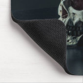 Beängstigender Schädel Mousepad (Ecke)