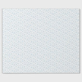 Beängstigender Schädel Weihnachten Schneeflocken Geschenkpapier (Flach)