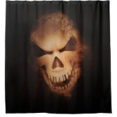 Beängstigender Schädelduschvorhang Duschvorhang (Vorderseite)