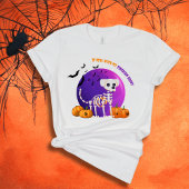 Beängstigender sibirischer Husky Halloween Full Mo T-Shirt