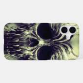 Beängstigender Skull-Handy-Fall iPhone Hülle (Rückseite (Horizontal))