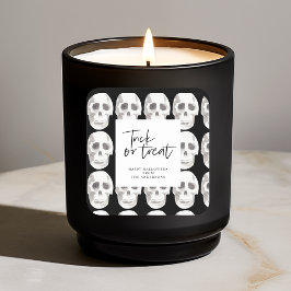 Beängstigender Skulpturentakt oder -bearbeitung |  Quadratischer Aufkleber