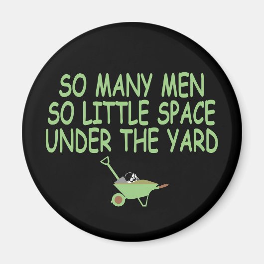 Beängstigender Slogan Magnet (Vorne)