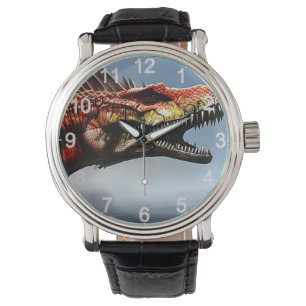 Beängstigender Spinosaurus Dinosaur, Armbanduhr