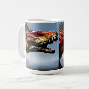 Beängstigender Spinosaurus Dinosaur, Kaffeetasse