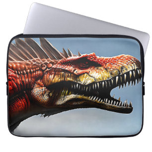 Beängstigender Spinosaurus-Dinosaurier, Laptop-Sie Laptopschutzhülle
