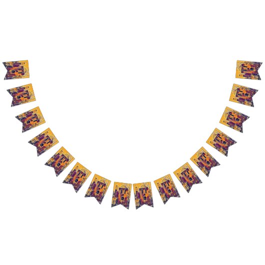 BEÄNGSTIGENDER SPOOKING WIMPELKETTE (Alle)