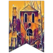 BEÄNGSTIGENDER SPOOKING WIMPELKETTE (Zweite Fahne)