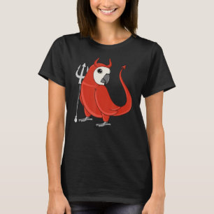 Beängstigender Teufelskostüm Papagei I Schwefelkah T-Shirt