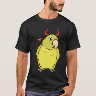 Beängstigender Teufelskostüm Parrot I Gelber Papri T-Shirt