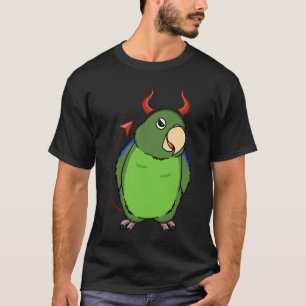 Beängstigender Teufelskostüm Parrot I Green Parrot T-Shirt