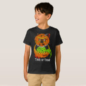 Beängstigender Trick oder Kids-Halloween T-Shirt (Vorne ganz)