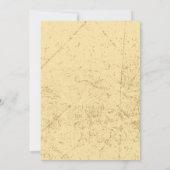 Beängstigender und eleganter Post-Hochzeitsbrunch Einladung (Rückseite)