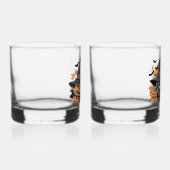 Beängstigender und Niedlicher Trick oder Treff Hal Whiskyglas (Rechts)