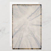 Beängstigender Wald Briefpapier (Vorne/Hinten)