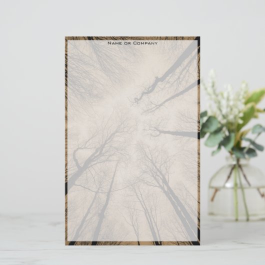 Beängstigender Wald Briefpapier (Stehend Vorderseite)