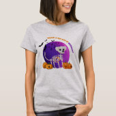 Beängstigender Weimaraner Halloween Vollmond T - S T-Shirt (Vorderseite)