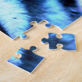 Beängstigender Wolf Puzzle (Seite)