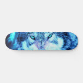 Beängstigender Wolf Skateboard (Horizontal)
