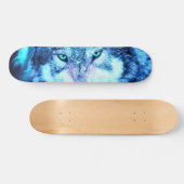 Beängstigender Wolf Skateboard (Horizontal)