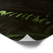 Beängstigender Wolfsmast im Wald | AI Art Poster (Ecke)