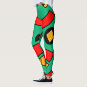 Beängstigendes afrikanisches Stammesgebiet Leggings (Links)
