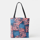 Beängstigendes amerikanisches Muster Tasche (Rückseite)