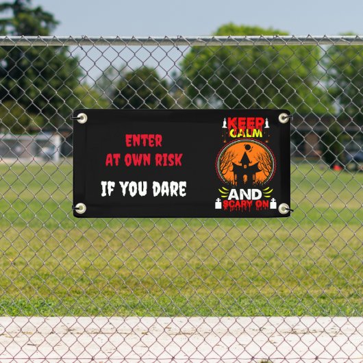 Beängstigendes, anpassbares Halloween-Banner Banner (Insitu)