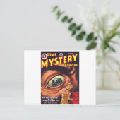 Beängstigendes Auge Postkarte (Stehend Vorderseite)