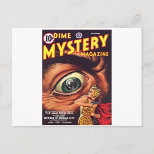 Beängstigendes Auge Postkarte