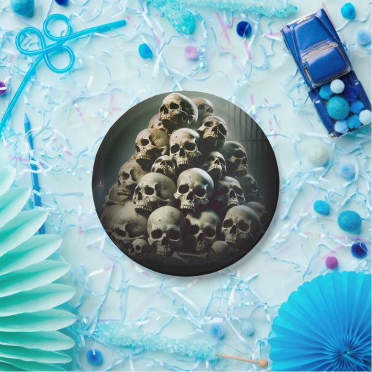 Beängstigendes Bild des Halloween-Party "Schreie S Pappteller (Party)