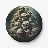 Beängstigendes Bild des Halloween-Party "Schreie S Pappteller (Vorderseite)