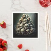 Beängstigendes Bild des Halloween-Party "Schreie S Serviette (Beispiel)