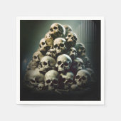 Beängstigendes Bild des Halloween-Party "Schreie S Serviette (Vorderseite)