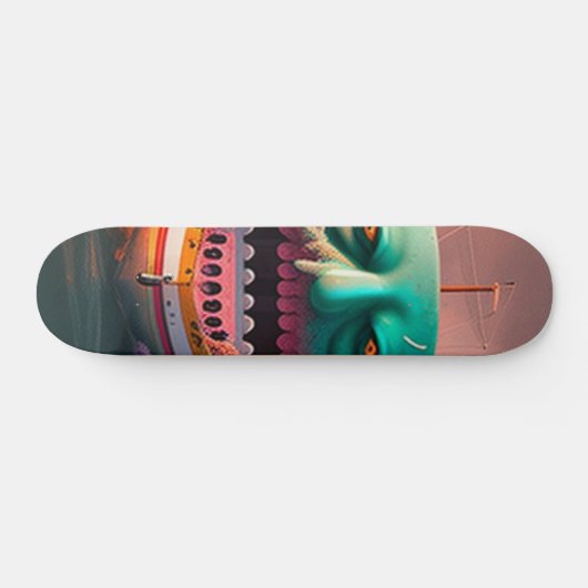 Beängstigendes Boot Skateboard (Horizontal)