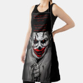 Beängstigendes Böse lächelt Clown & Quote Schürze (InSitu)