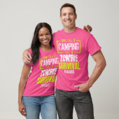 Beängstigendes Camp Geschenk im Freien Zombie Über T-Shirt (Unisex)
