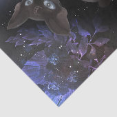 Beängstigendes Cat Halloween Dekoupage Tissue Pape Seidenpapier (Ausschnitt)