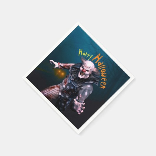 Beängstigendes Clownpapier-Platte für  Halloween-H Serviette (Ecke)